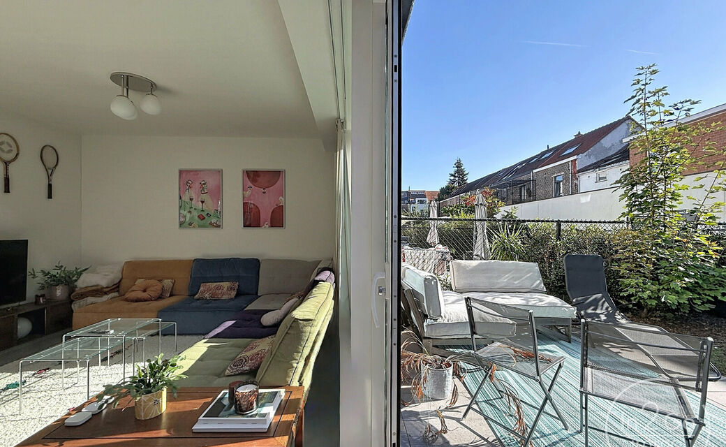 Gelijkvloerse verd. + tuin te huur in Leuven