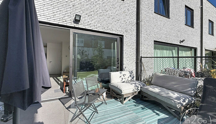 Gelijkvloerse verd. + tuin te huur in Leuven