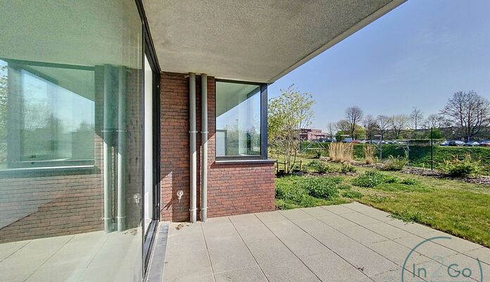 Gelijkvloerse verd. + tuin te huur in Zaventem