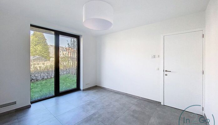 Gelijkvloerse verd. + tuin te huur in Zaventem